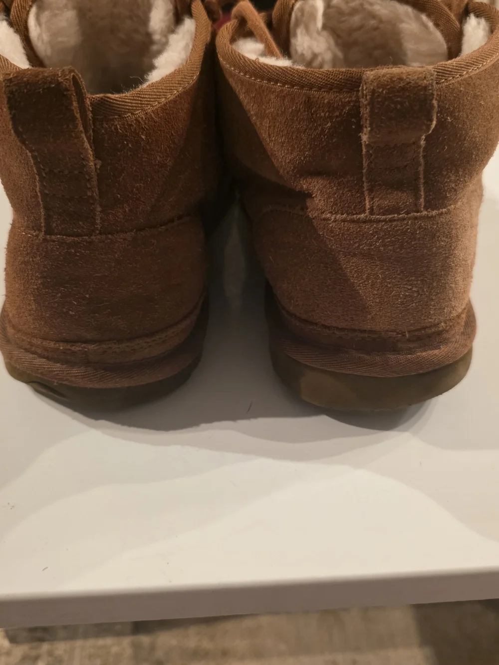 UGG Neumel Mens Brown Suede Shearling Lined Booties
